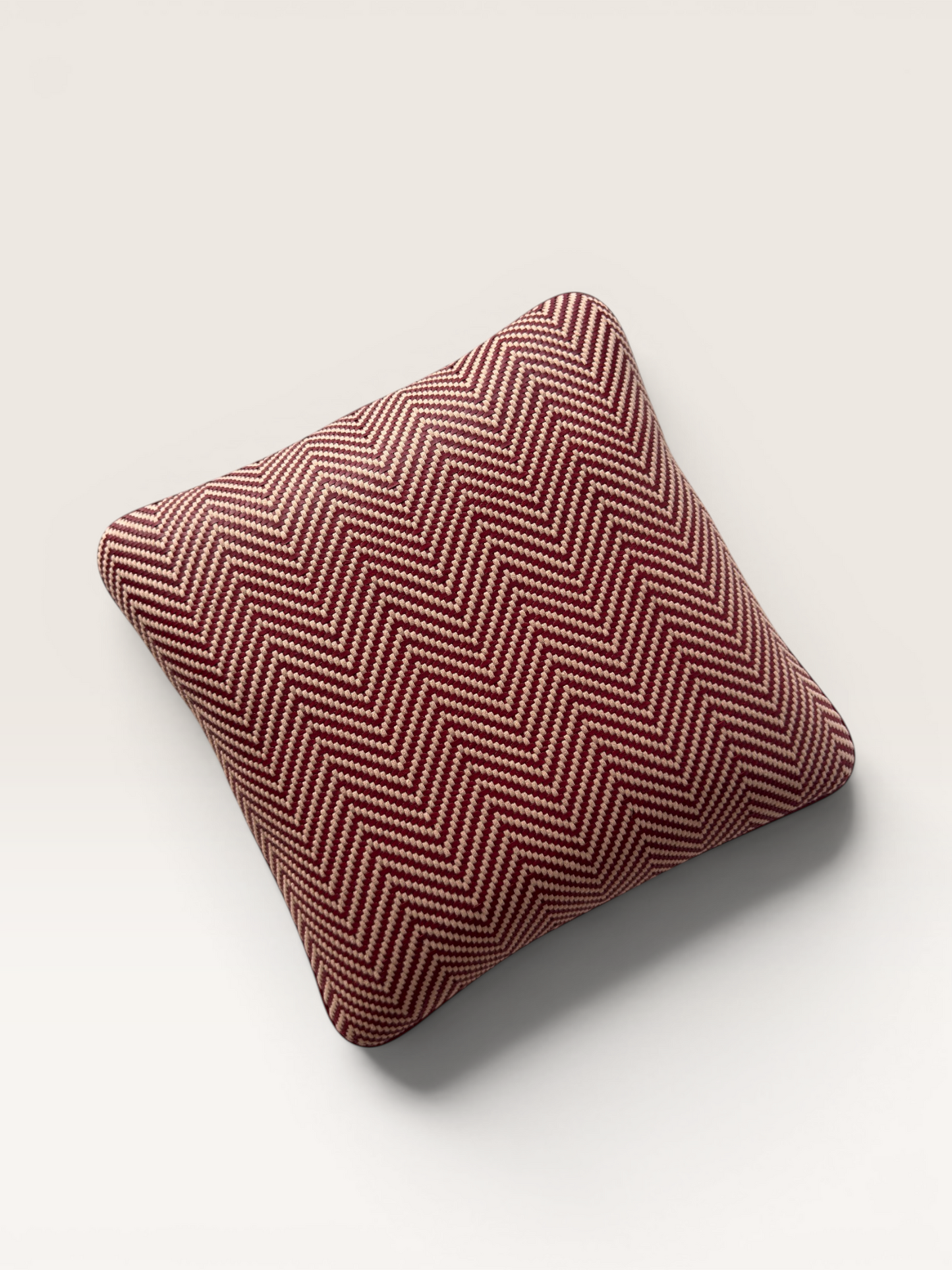 Chevron I Bordeaux Beige
