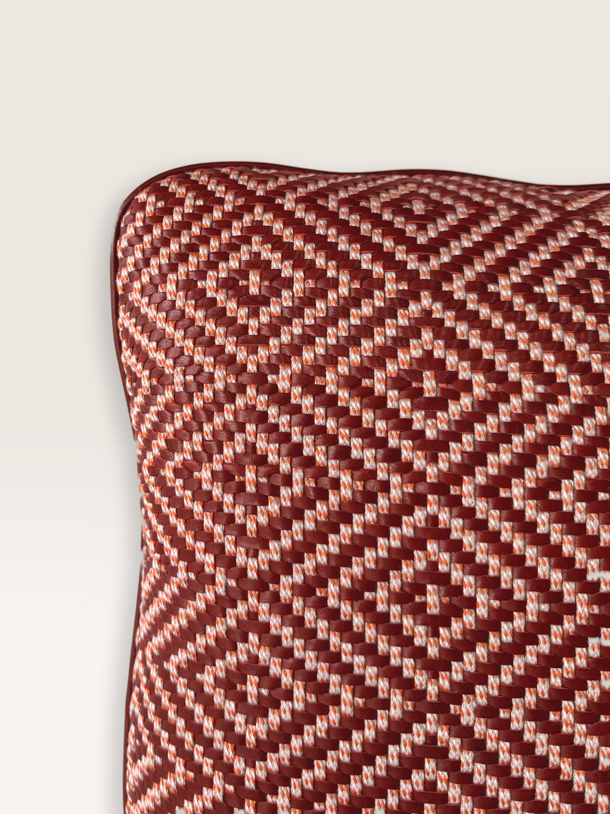 FANCY LOSANGE | BORDEAUX WHITE/GREY/ORANGE