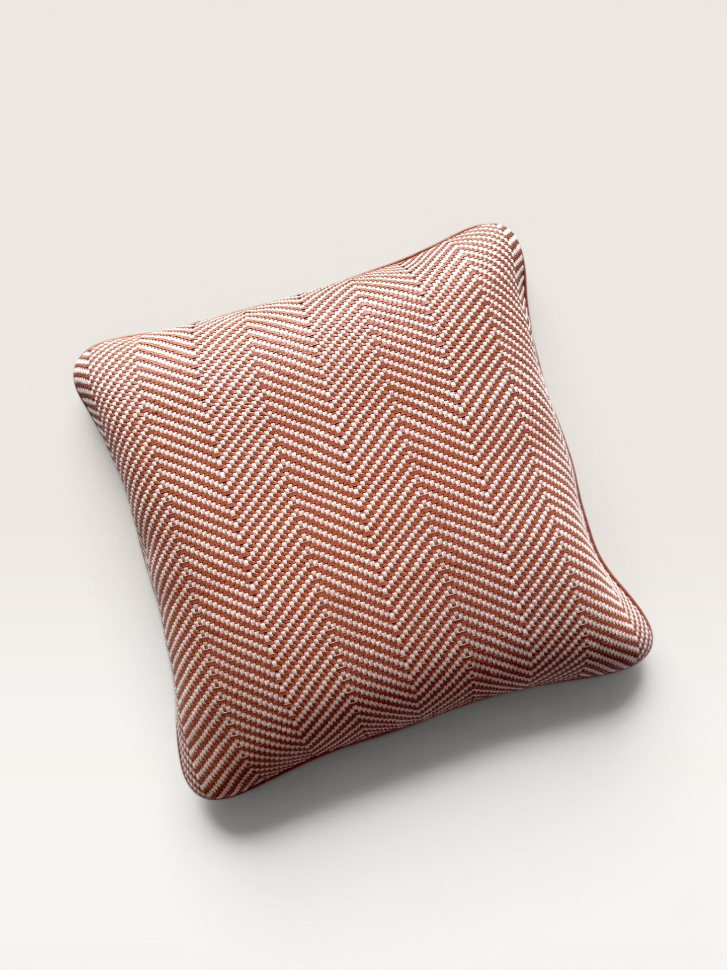 Chevron I Suntan Ecru