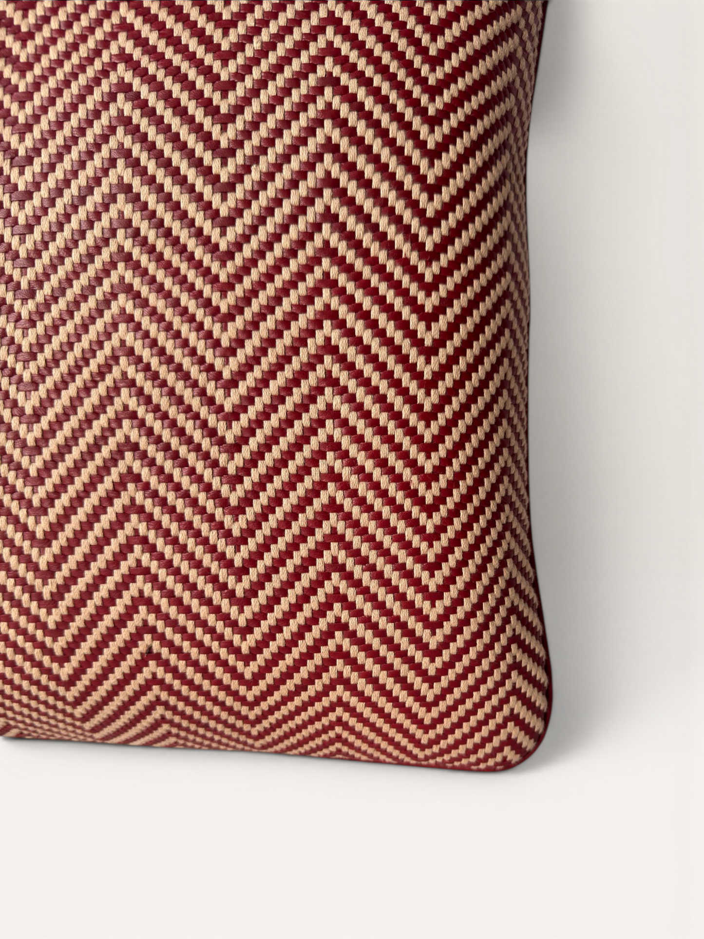 Chevron I Bordeaux Beige
