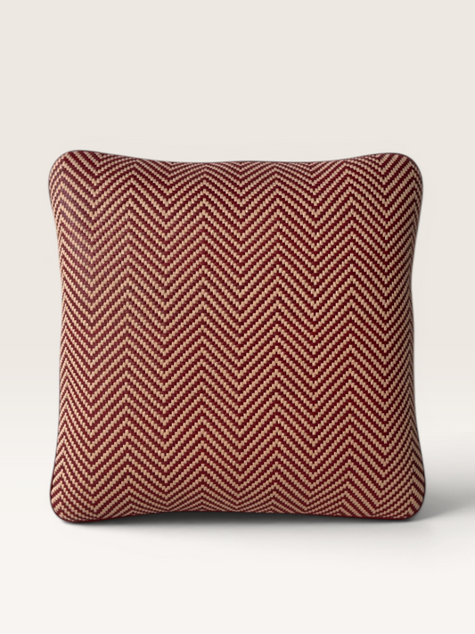 Chevron I Bordeaux Beige