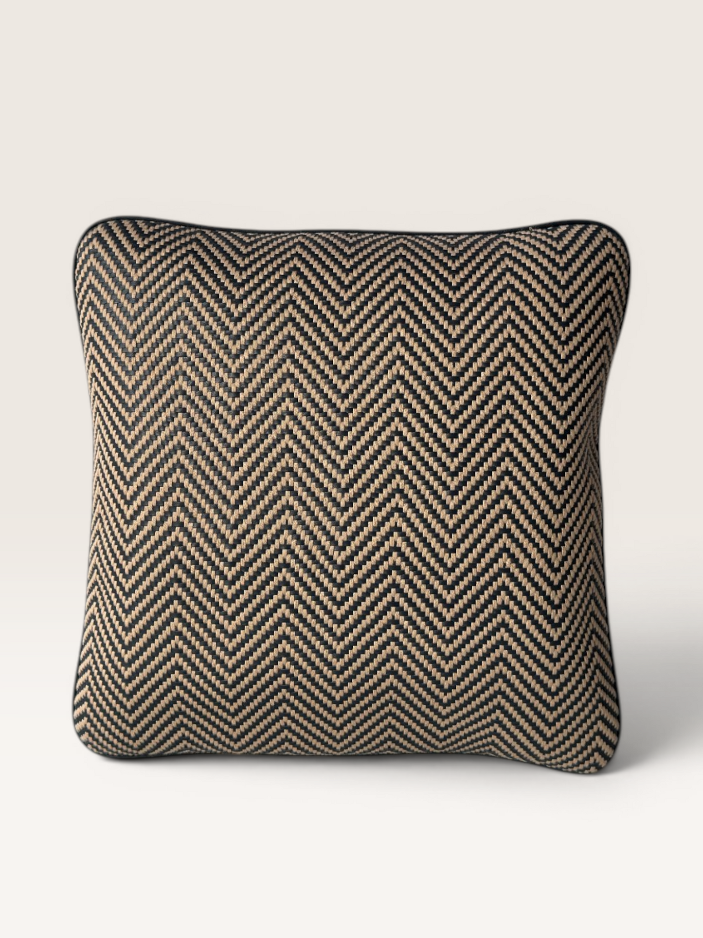 Chevron I Navy Beige