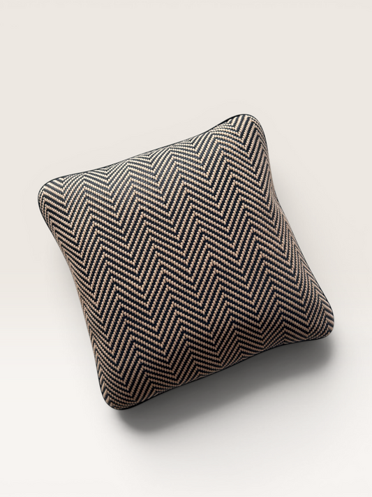 Chevron I Navy Beige